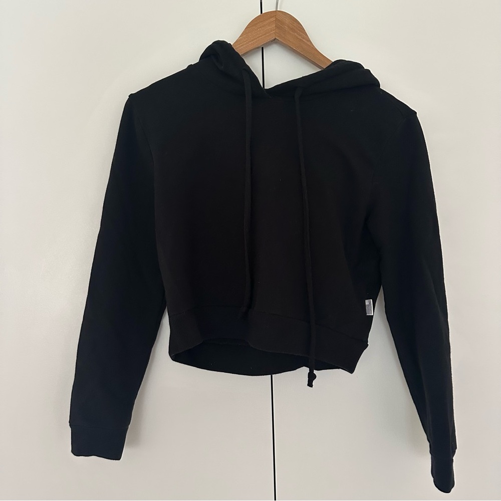 Good American Cropped Hoodie